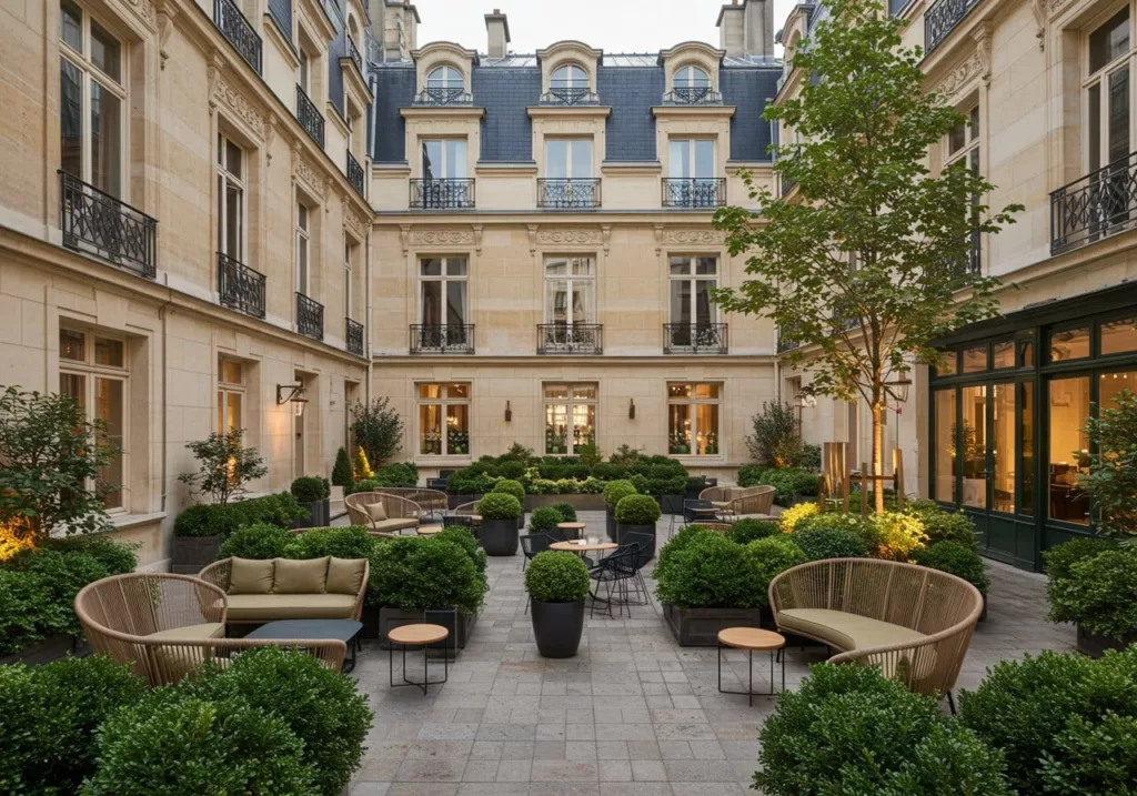 Photo de la Cour de notre Restaurant