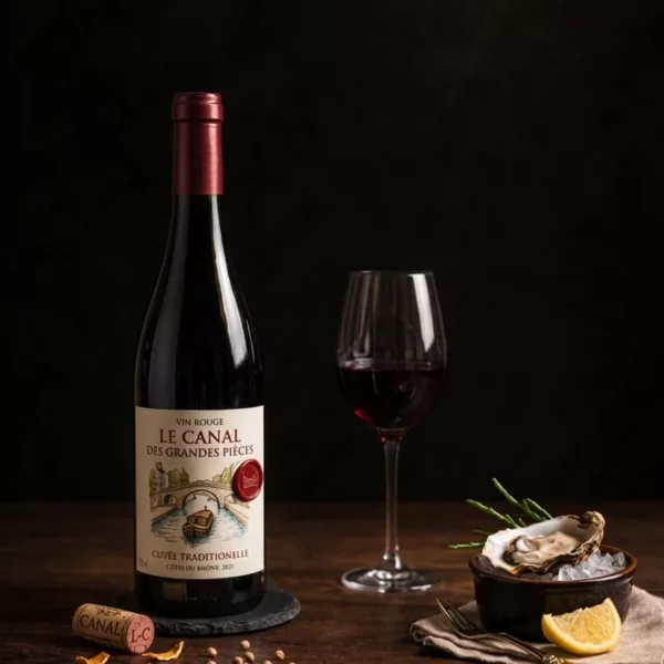 Bouteille de Vin rouge – Le Canal des Grands Pièces
